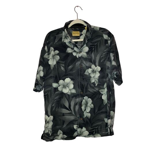 Tommy Bahama Other - Tommy Bahama Floral Tropical Hawaiian Shirt Mens Size Large 100% Silk